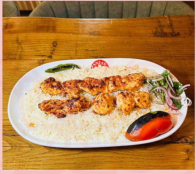 أوصال دجاج مع أرز تركي