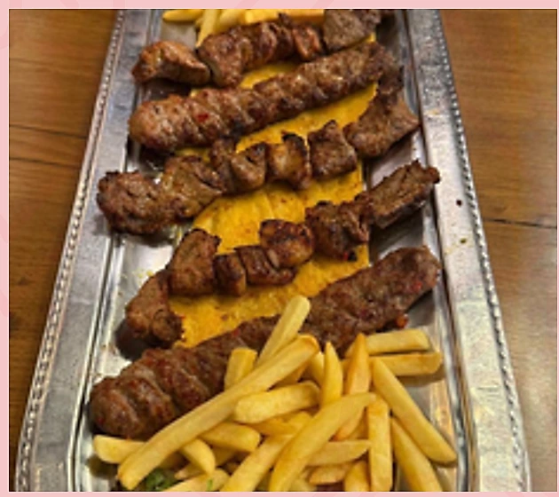 نصف كيلو لحم مشكل
