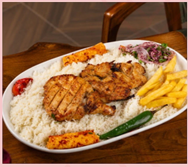 مسحب دجاج مع أرز تركي